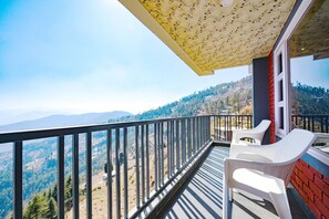 Uitzicht vanaf balkon