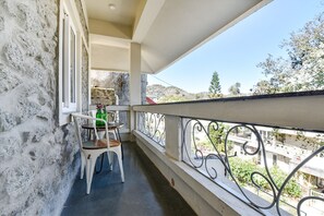 Uitzicht vanaf balkon