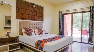 Sengetøy i egyptisk bomull, sengetøy av topp kvalitet og safe på rommet