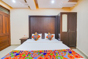 Phòng Deluxe | Bộ trải giường bằng vải cotton Ai Cập, bộ đồ giường cao cấp 