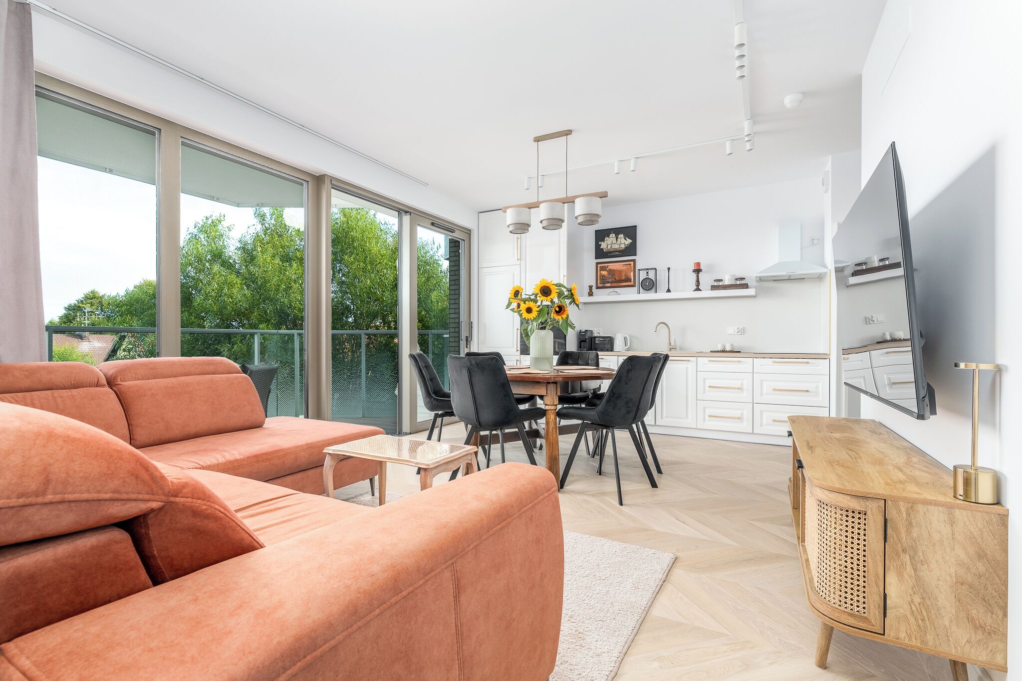 Apartamento Deluxe | Zona de estar