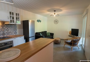 Télévision, table de tennis de table