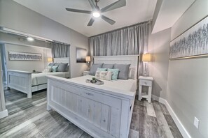 1 slaapkamer, een strijkplank/strijkijzer, wifi, beddengoed