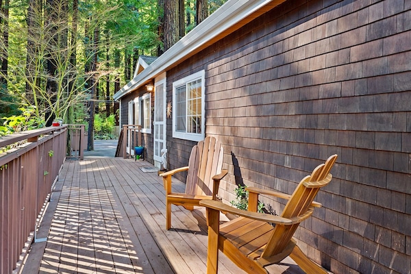 The perfect spot for a cup of coffee or tea and a book.