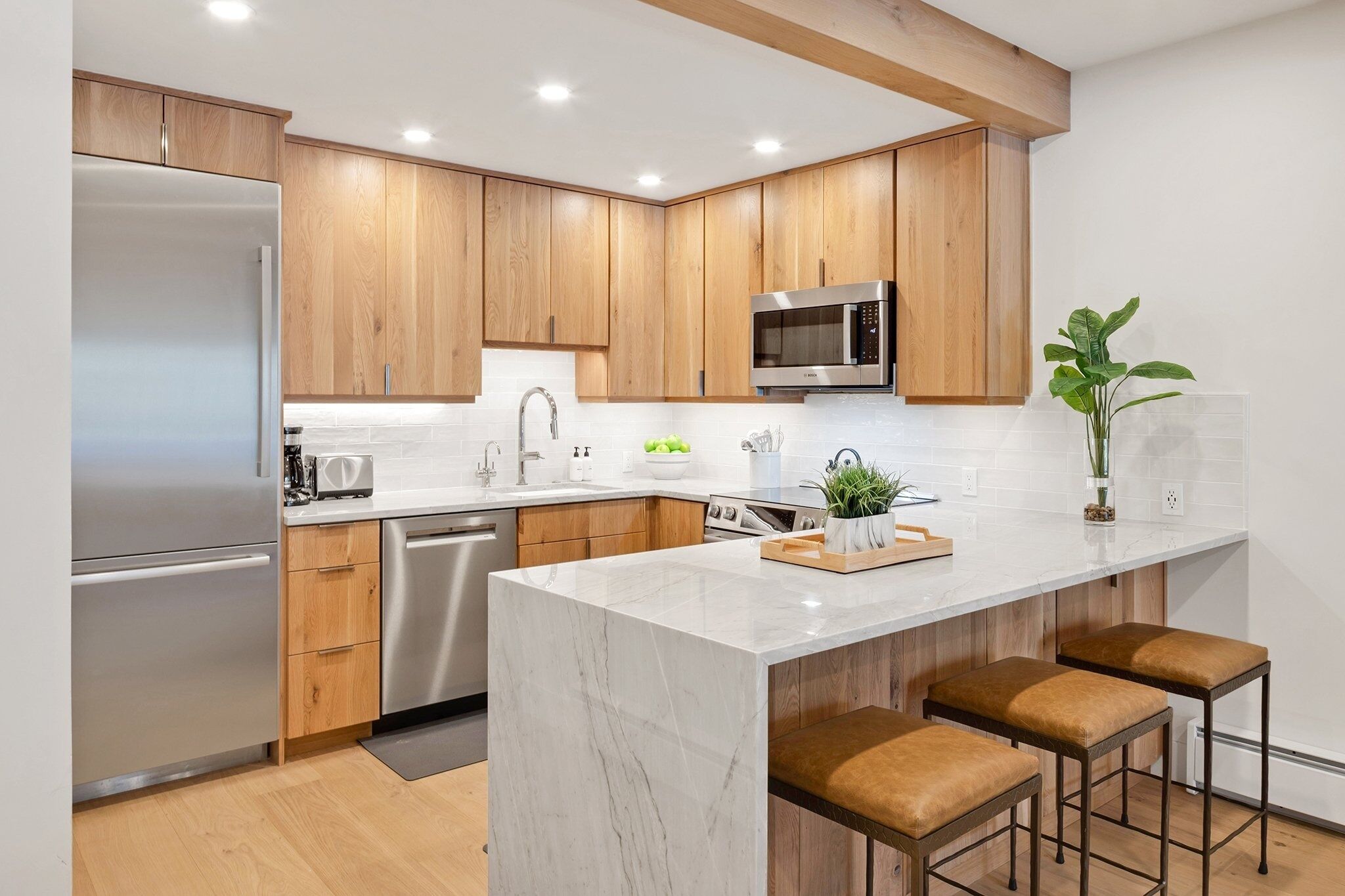 Apartment, 2 Schlafzimmer | Eigene Küche | Kühlschrank, Ofen, Wasserkocher mit Kaffee-/Teezubehör