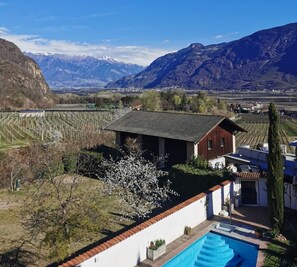 Outdoor pool - Appartment "schönegg" (Nals)