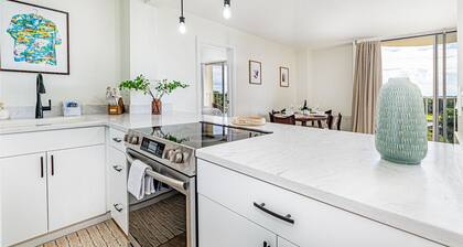 Hilo Lagoon Centre 814 2 King BR 2BA AC Ocean View