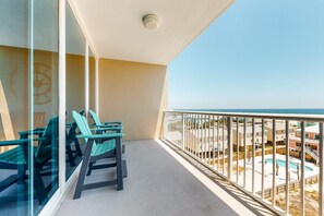 Comfort Condo, 2 Bedrooms, Balcony, Beach View | View from room - Sanibel 606 (Gulf Shores)