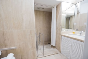 Shower, hair dryer, bidet