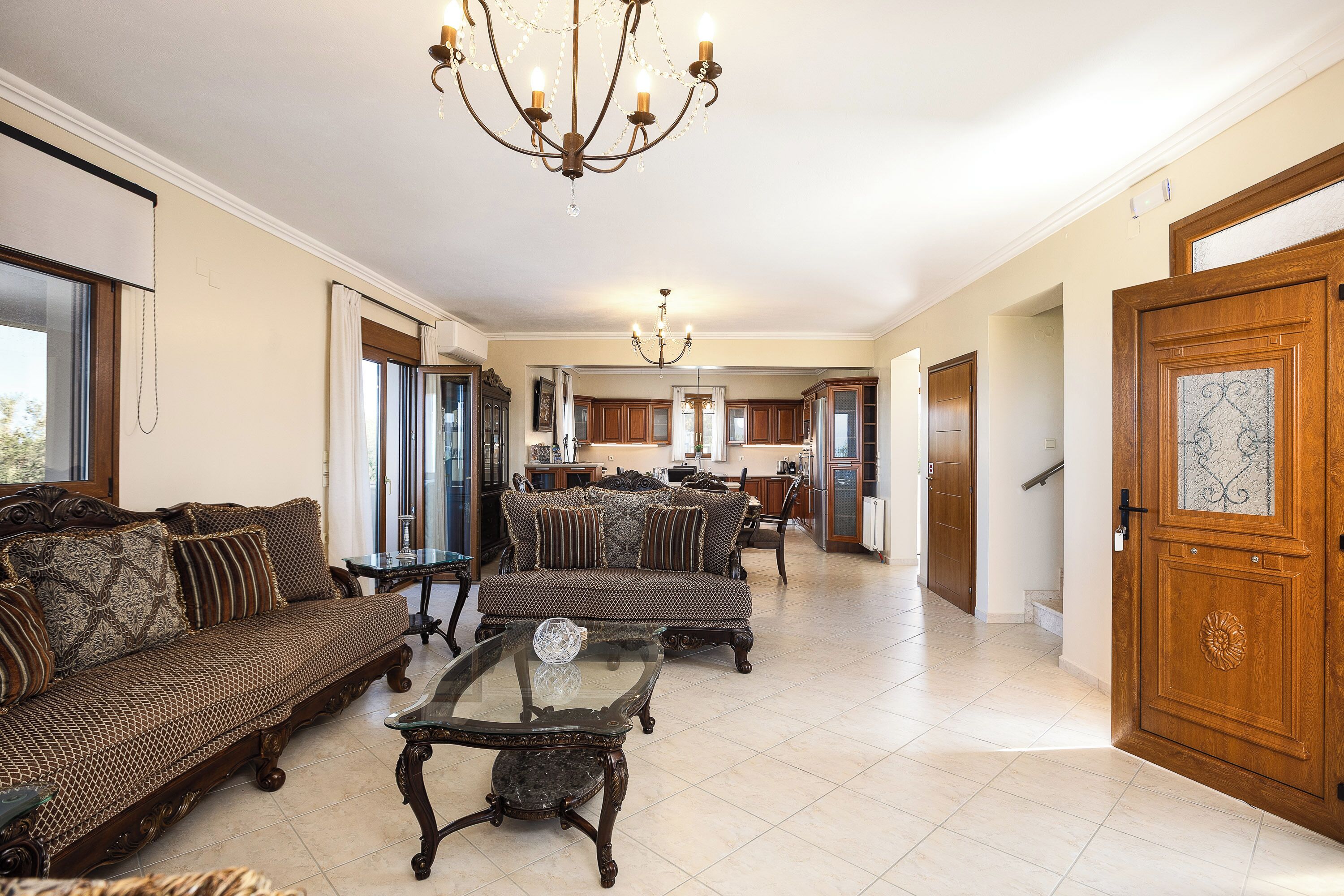 Family Villa | Living area | 55-inch Smart TV with digital channels, Netflix, streaming services