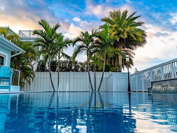 Una piscina climatizada