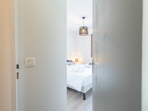 2 bedrooms, iron/ironing board, travel crib, WiFi