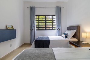 2 habitaciones, wifi gratis y ropa de cama