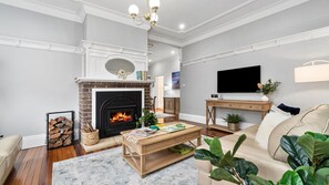 Smart TV, fireplace, offices