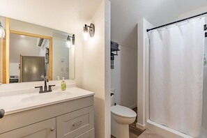 Towels, soap, shampoo