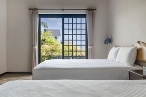 Quadruple Room, Garden View | Blackout curtains, free WiFi, bed sheets - Kenting Kavana Cottage (Hengchun)