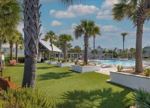 Una piscina riscaldata