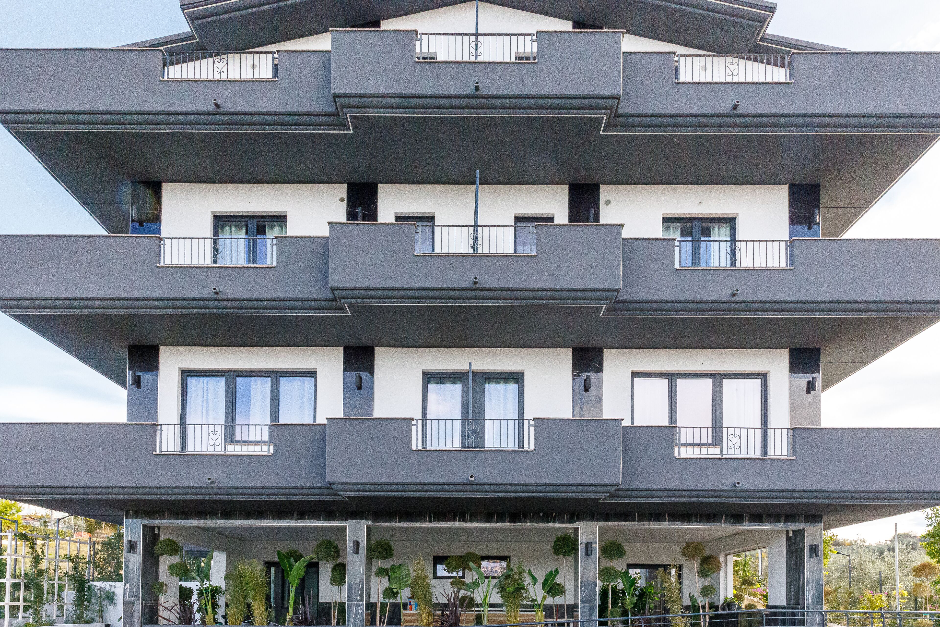 Fassade der Unterkunft