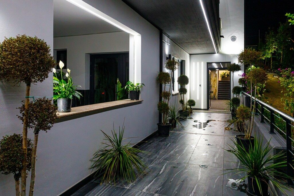 Entrada de la propiedad