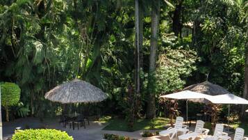 Vue depuis lâhĂ©bergement