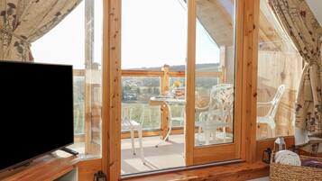 Blick von der Unterkunft