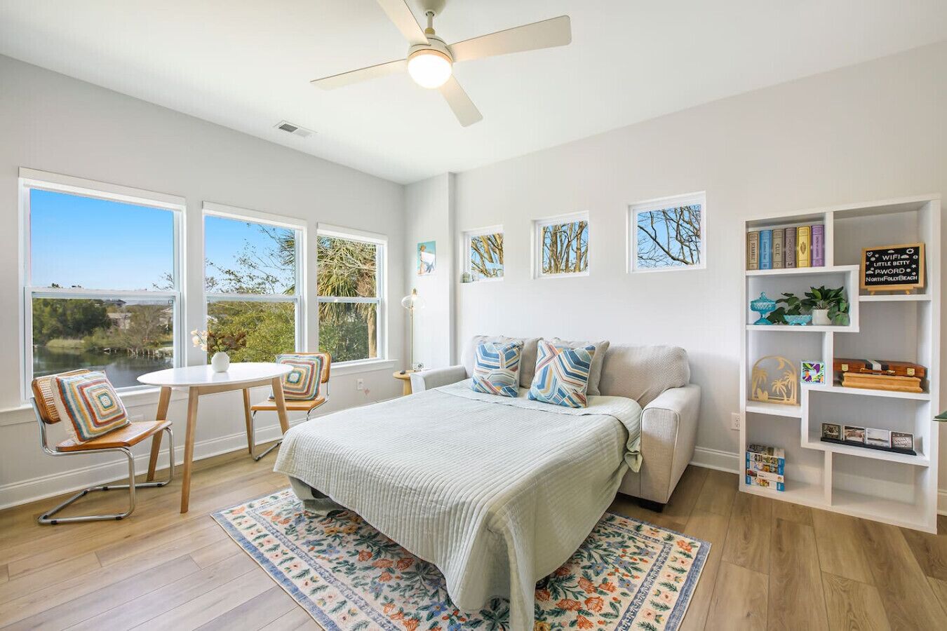 1 bedroom, iron/ironing board, travel crib, WiFi