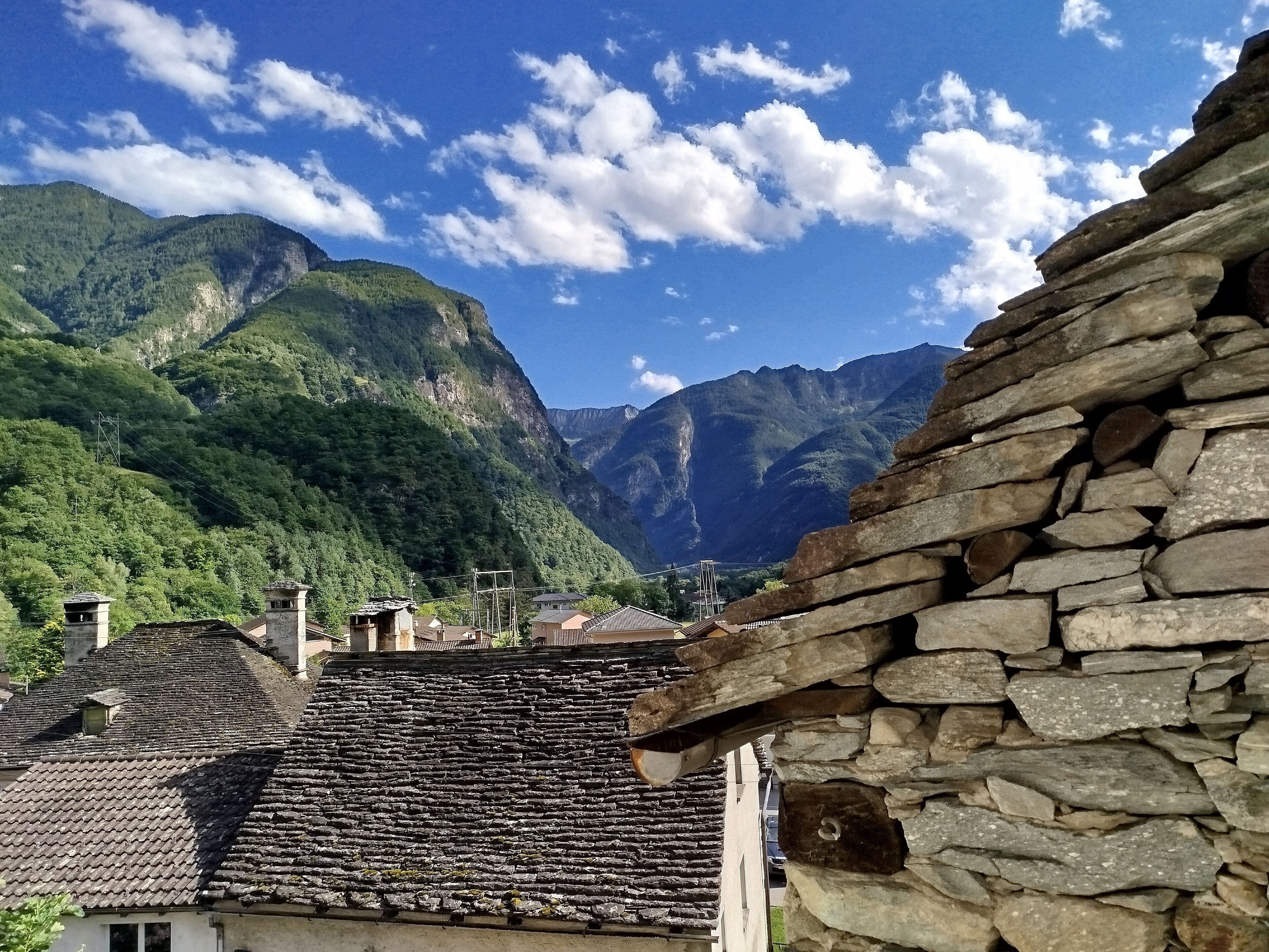 Blick von der Unterkunft