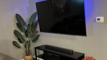 Smart TV, video games, table football, stereo