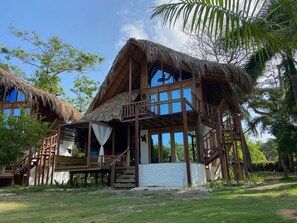 Façade de l’hébergement