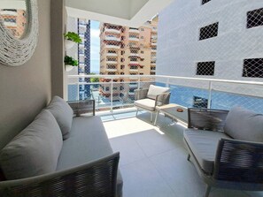 Appartement, 3 chambres, accessible aux personnes à mobilité réduite, balcon | Terrain de l’hébergement 