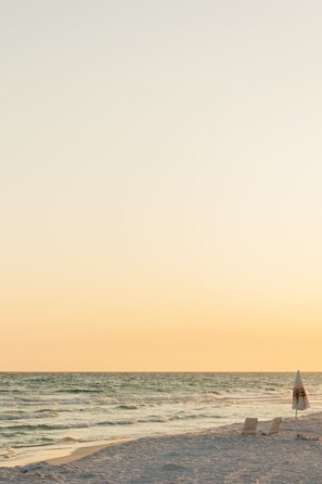 Vlak bij het strand