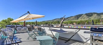 Golden Rooftop w/ Mountain Views - Walk to DT Golden/School of Mines + Close to Red Rocks!