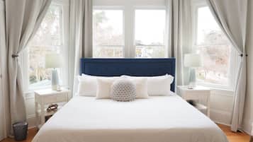 3 soverom, skrivebord, strykejern/-brett og wi-fi