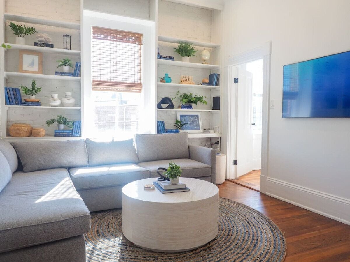 TV connectée, cheminée