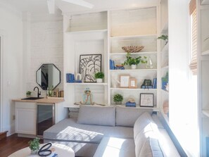 TV connectée, cheminée