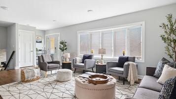 TV connectée, cheminée