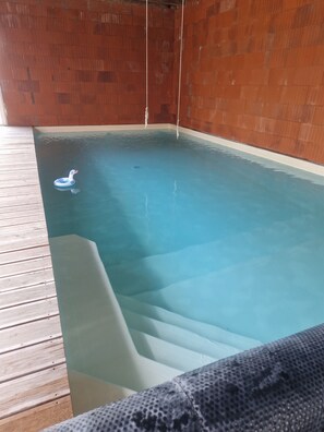 Indoor pool, a heated pool