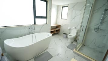 Hiustenkuivaaja, pyyhkeet, saippua, sampoo