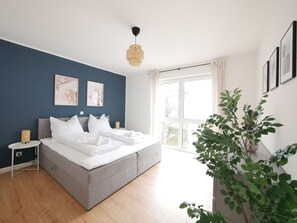 2 Schlafzimmer, Bügeleisen/Bügelbrett, kostenloses WLAN, Bettwäsche