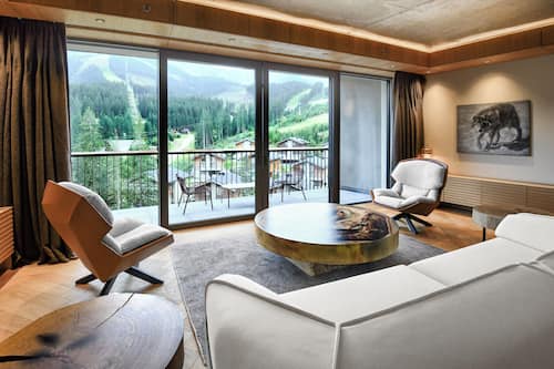 Presidential Suite | Living area | 55-inch Smart TV with digital channels