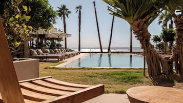 Exclusive Room, Pool View, Sea Facing | Premium bedding, minibar, in-room safe, soundproofing