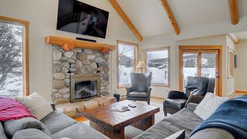 Älytelevisio, takka, stereot