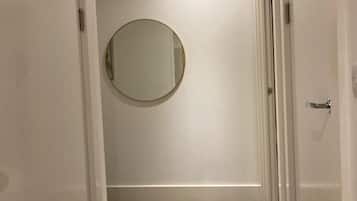 1 bedroom, blackout curtains, soundproofing, iron/ironing board