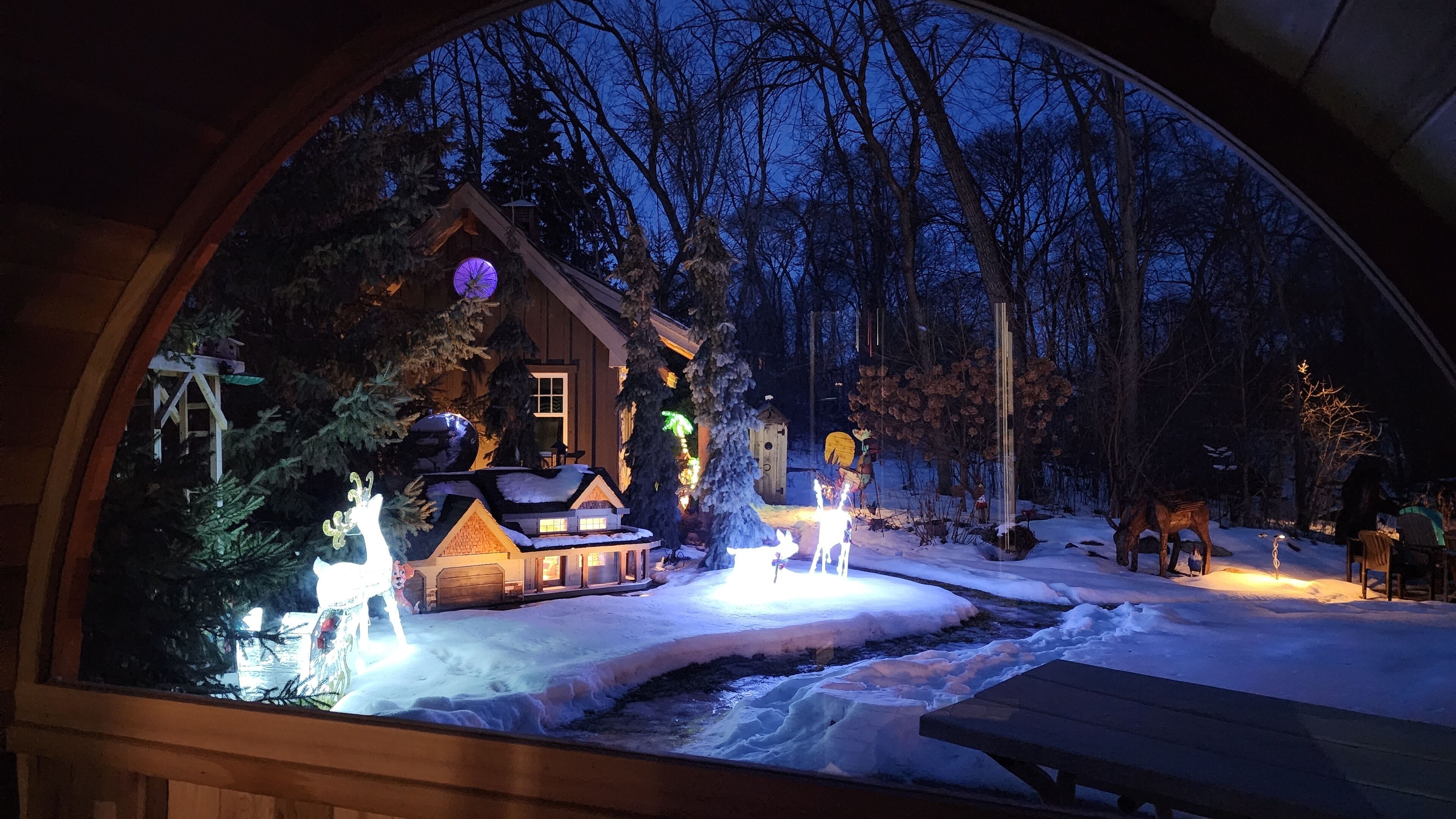 Enceinte de l’hébergement