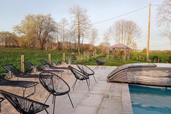 AuĂenpool, beheizter Pool