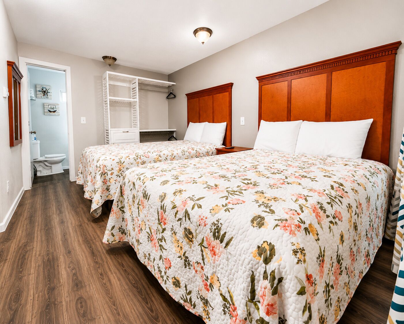 Premium bedding, desk, free WiFi, bed sheets