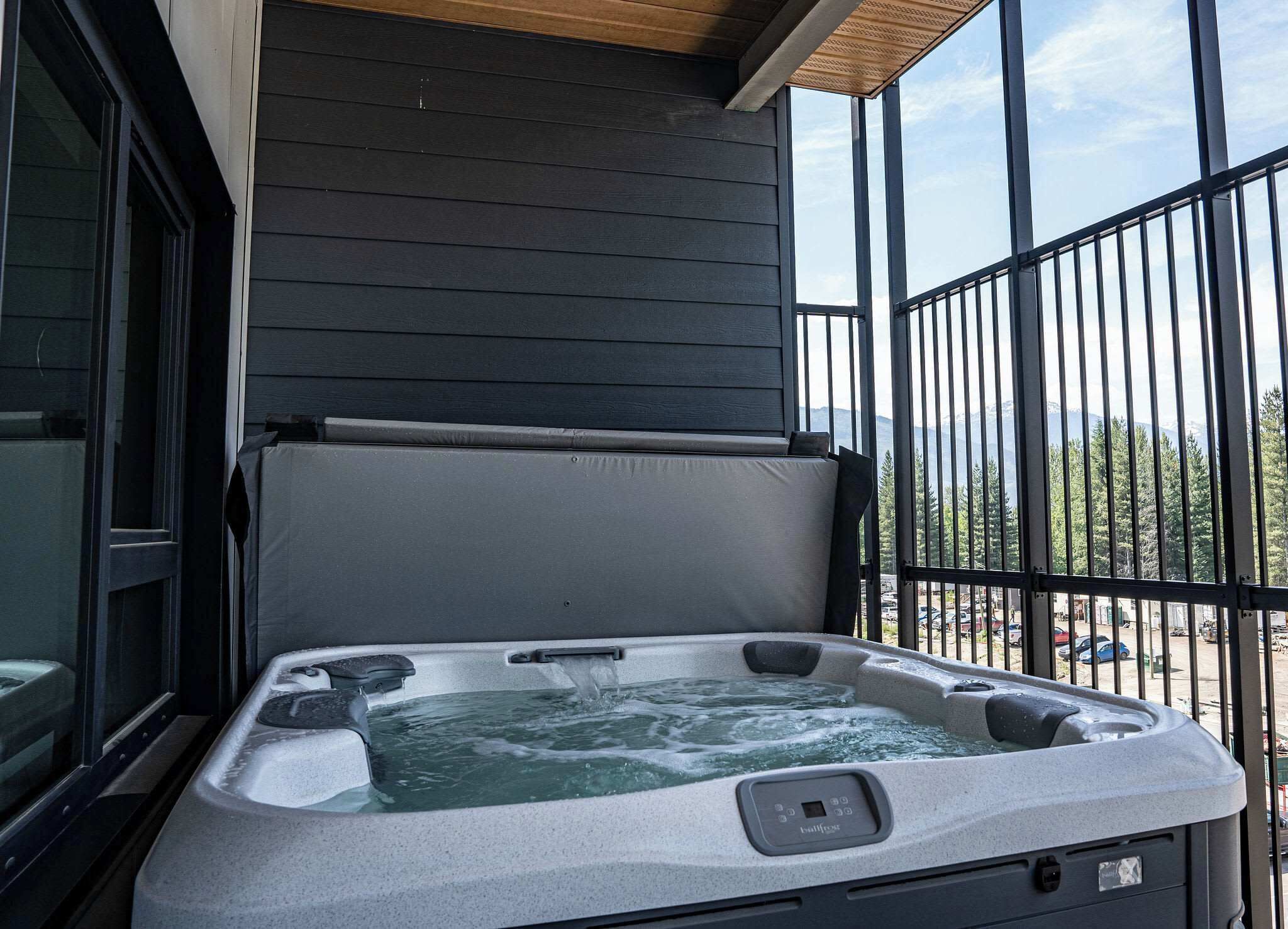 Bain à remous intérieur