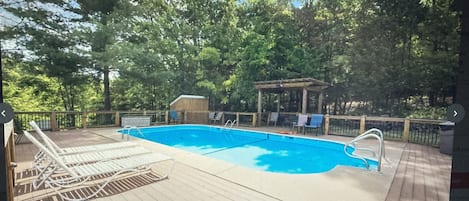 Seasonal outdoor pool