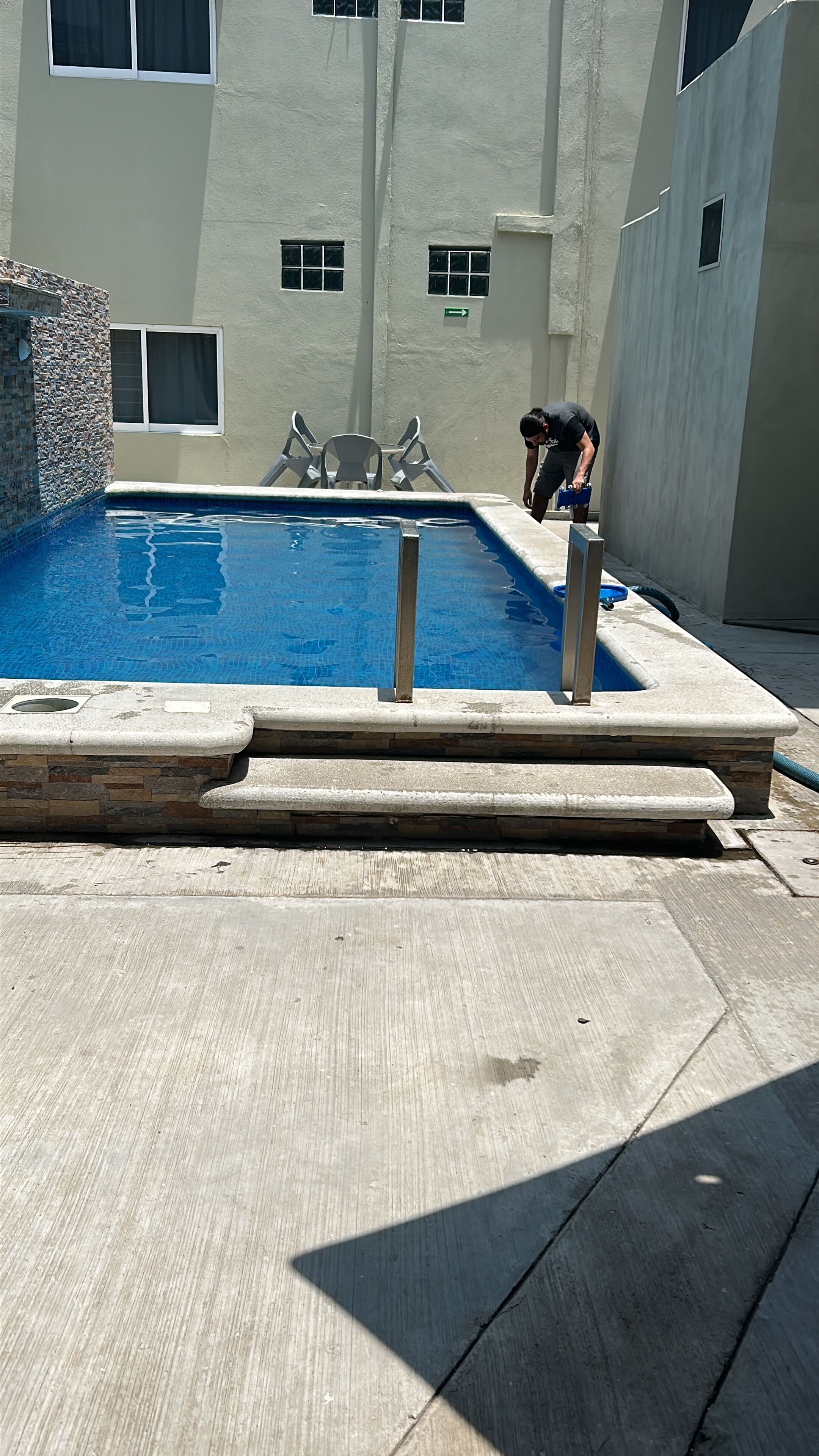 Standard Triple Room, Multiple Beds, 2 Bathrooms, Pool View | Terrace/patio