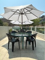 Family Double Room, 2 Queen Beds, Private Bathroom | Terrace/patio